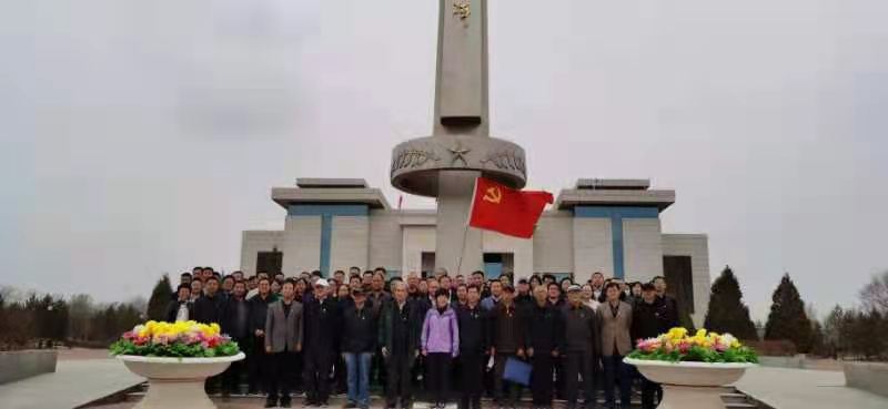 水利厅组织机关党员赴盐池开展党史学习教育